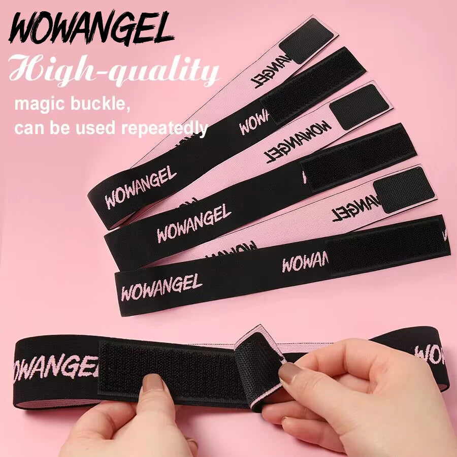 Wow angel Lace Melting Band Adjustable Elastic Band with Magic Tape 10PCS/5PCS/2PCS Elastic Band for Hair Edges Lace Edge Slayer