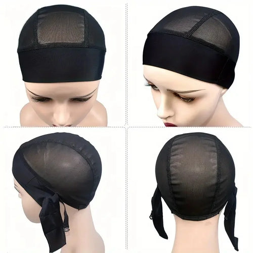 1 piece mesh wig cap with adjustable headband wig cap wig grip cap for making wigs