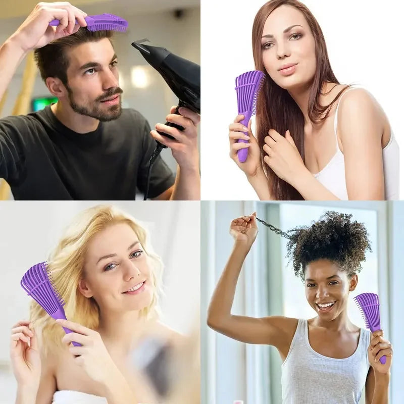 1pcs Octopus Hair Brush Detangling 8-claw Comb Scalp Massage Comb Anti-static Hollow Tangled Hairbrush Hair Styling Tools