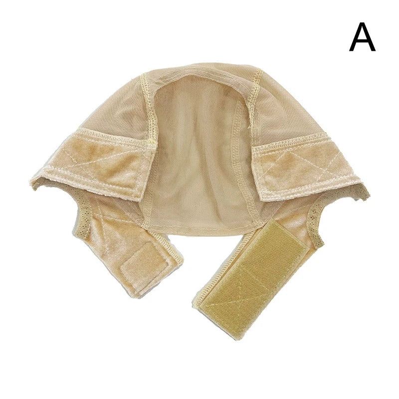 Female Headband Wig Cap Lace Wig Cap For Wig Making U Part Wig Caps Non Slip With Adjustable Velcro Velvet Wig Grip To Wear Wig