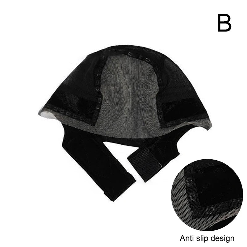 Female Headband Wig Cap Lace Wig Cap For Wig Making U Part Wig Caps Non Slip With Adjustable Velcro Velvet Wig Grip To Wear Wig