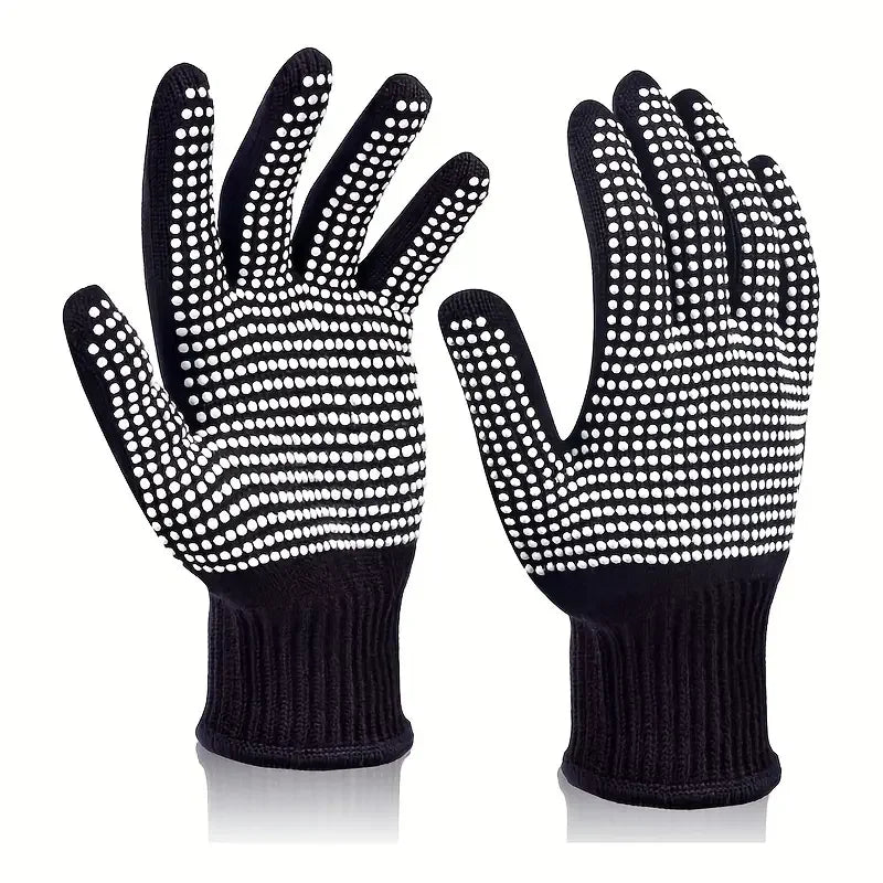 Heat Resistant Mat and Gloves for Curling Irons, Flat Irons, and Hair Straighteners - Protect Your Hair and Hands from Damage