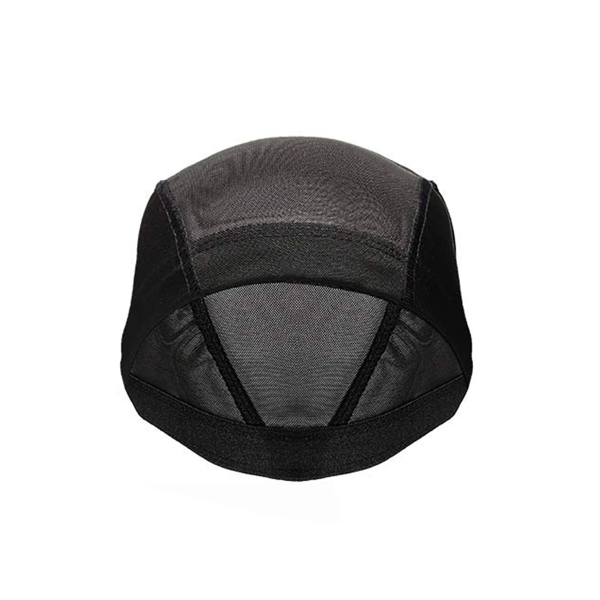Black Mesh Wig Cap, 2-in-1 Non-Slip Wig Cap - Flexible Nylon Dome-Shaped Hairnet Ensures a Tight Fit, Elastic Cap, Wig Accessory