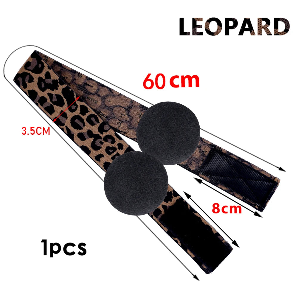 1Pcs Elastic Band For Wig Headband With Magictape Lace Melting Band To Lay Edges Baby Hair Edge Adjustable Wig Melt Bands