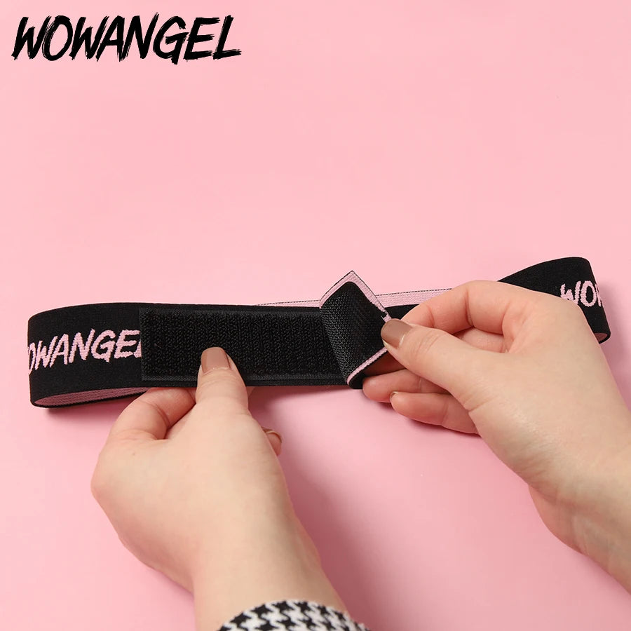 Wow angel Lace Melting Band Adjustable Elastic Band with Magic Tape 10PCS/5PCS/2PCS Elastic Band for Hair Edges Lace Edge Slayer