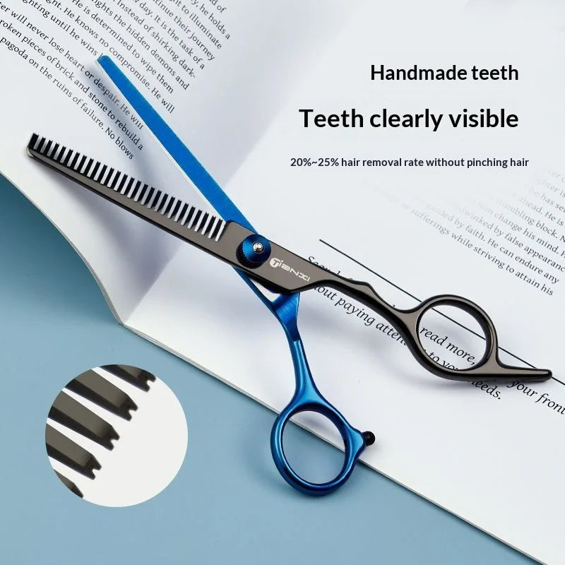 Gianxi Stainless Steel Hair Clippers  Hair Professional Thinning Teeth Clipper  Flat Clipper  Broken Hair Clipper
