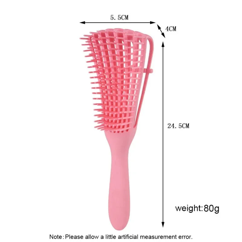Women's Exfoliating Comb Anti-Tangling Professional Comb Scalp Massage Comb Octopus Comb, Special for Real Hair Wigs