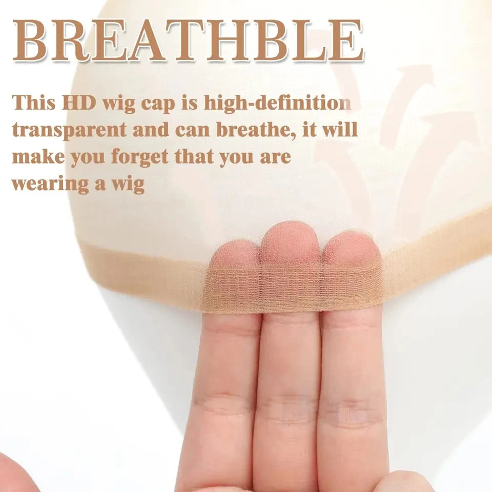 2 Pieces/ Cheap Hair New Stocking Cap For Wigs Net For Wigs Bald Cap Nylon Stocking Wig Cap Stretchy