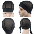 1 Piece Mesh Wig Cap with Adjustable Headband Wig Cap Wig Grip Cap for Making Wigs