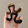 2 New Elegant Curved Hairpins for Women with High Ponytail, Designed for the Back of the Head