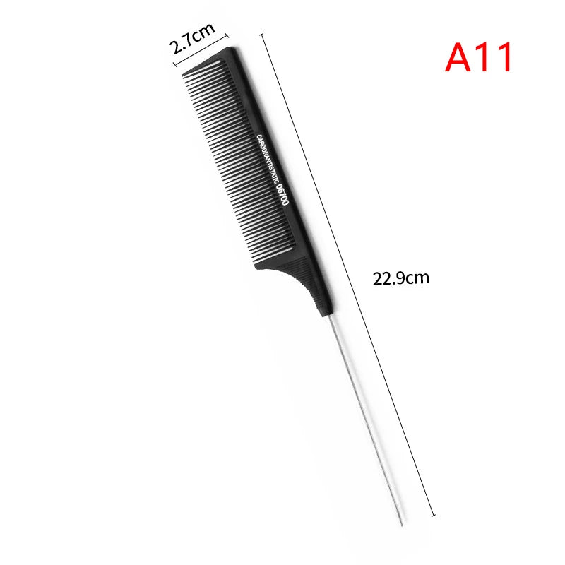 Barber Hairdressing Combs Multifunction Hair Detangler Comb Anti-static Haircare Hairstyling Tool Stylist Accessories