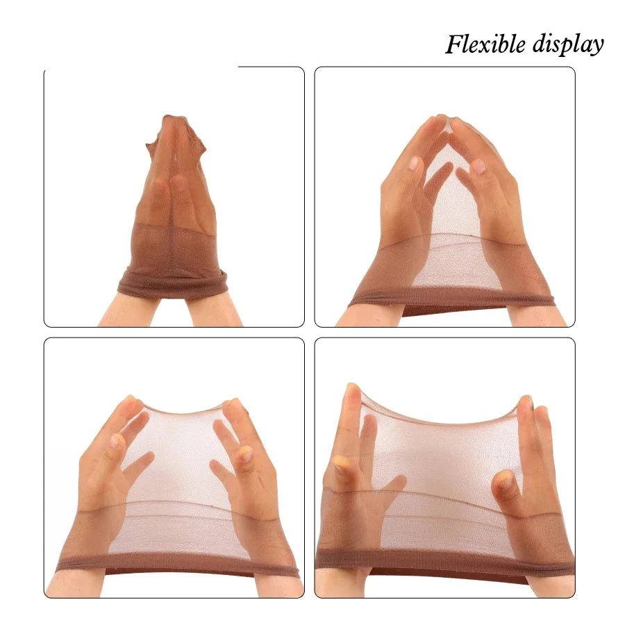2 Pieces/ Cheap Hair New Stocking Cap For Wigs Net For Wigs Bald Cap Nylon Stocking Wig Cap Stretchy