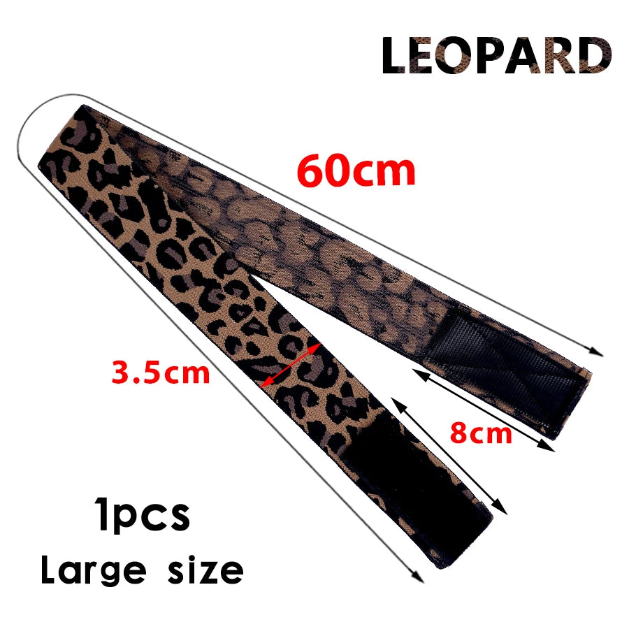 1Pcs Elastic Band For Wig Headband With Magictape Lace Melting Band To Lay Edges Baby Hair Edge Adjustable Wig Melt Bands